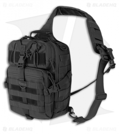 Maxpedition Malaga Gearslinger Black Shoulder Pack Hydration Bag 0423B