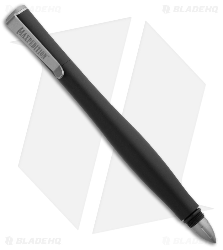 Maxpedition Acantha Black Aluminum Tactical Pen PN500AL