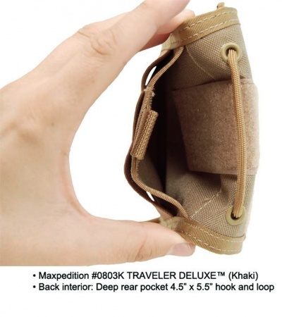 Maxpedition Traveler Deluxe Foliage Green Passport Holder Organizer 0803F
