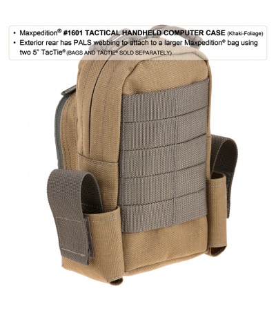 Maxpedition Tactical Handheld Computer Case OD Green Bag Pouch 1601G