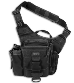 Maxpedition Jumbo Versipack Black Shoulder Sling Pack Bag 0412B