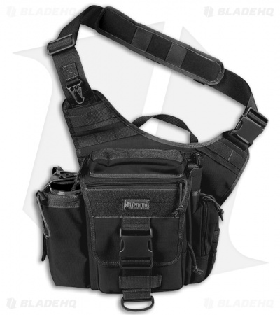 Maxpedition Jumbo Versipack Black Shoulder Sling Pack Bag 0412B