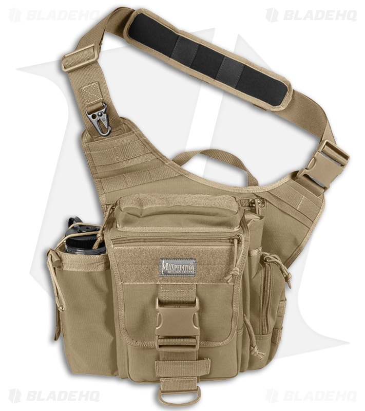 Maxpedition Jumbo Versipack Khaki Shoulder Bag - Blade HQ