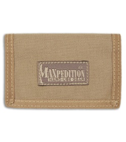 Maxpedition Micro Wallet Khaki Super Thin ID Holder 0218K