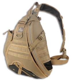 Maxpedition Monsoon Gearslinger Khaki Shoulder Pack Hydration 0410K