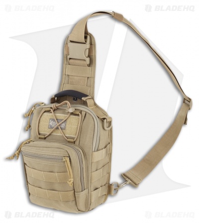 Maxpedition Remora Gearslinger Khaki Shoulder Utility Pack Bag 0419K