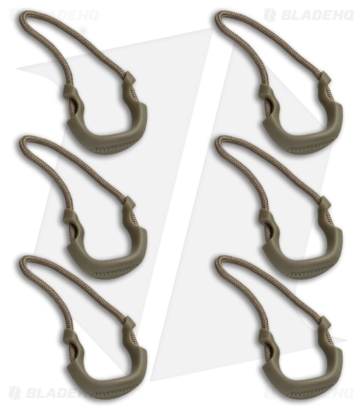 Maxpedition Positive Grip Zipper Pulls Large Tan PZLTAN