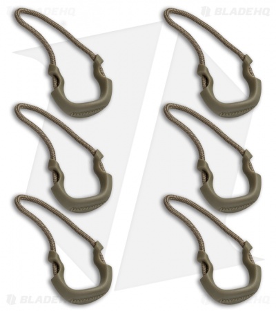 Maxpedition Positive Grip Zipper Pulls Large Tan PZLTAN