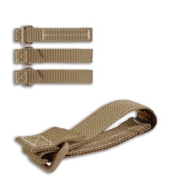 Maxpedition 3" TacTie Attachment Strap System (Pack of 4) Khaki 9903K