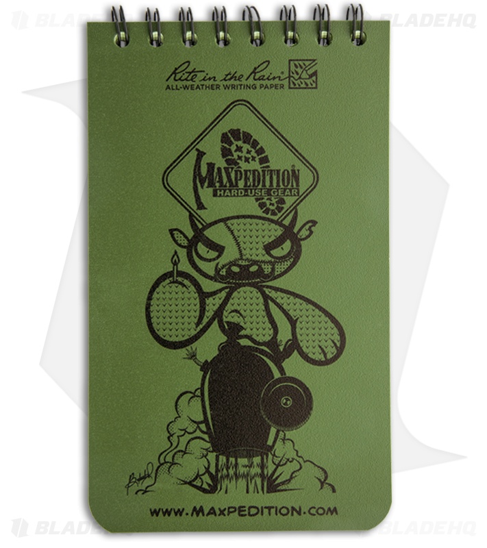 Maxpedition Rite in the Rain Pocket Notebook (3" x 5") Green