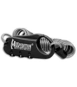 Maxpedition 3-Dial Combination Steel Cable Lock 