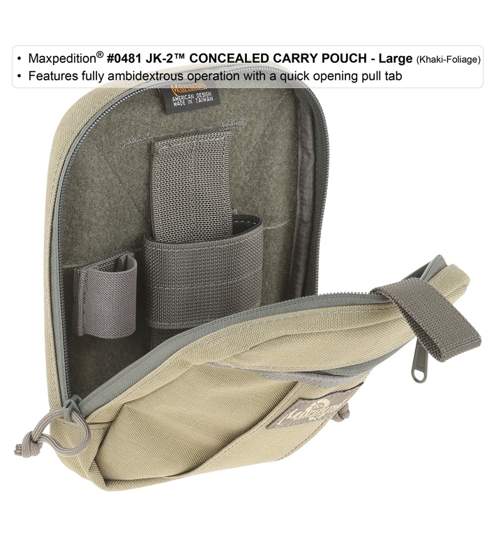 Maxpedition JK-2 Concealed Khaki-Foliage Green - Blade HQ