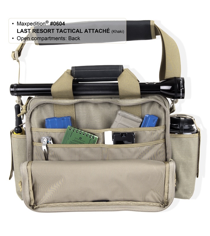 Maxpedition Last Resort Tactical Attache Khaki Bag 0604K