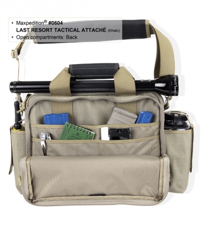 Maxpedition Last Resort Tactical Attache Khaki Bag 0604K