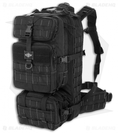 Maxpedition Gyrfalcon Backpack w/ Waistpack Bag Black PT1054K