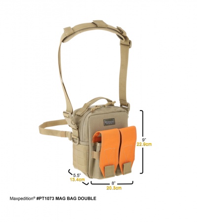 Maxpedition Mag Bag Double Active Shooter Response Black PT1073B