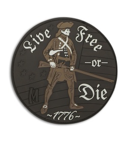 Maxpedition Live Free Or Die PVC Patch (Arid) LFODA