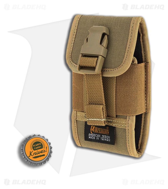 Maxpedition Vertical Smart Phone Holster Khaki PT1022K