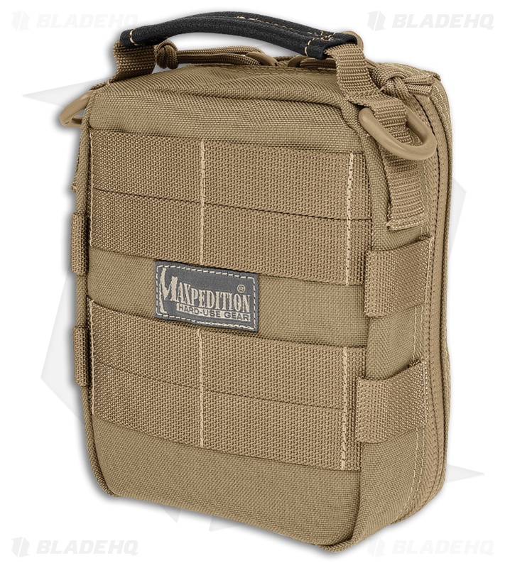 Maxpedition FR-1 Khaki Utility Pouch First Aid Bag 0226K - Blade HQ
