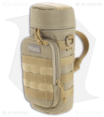 Maxpedition 12" x 5" Nalgene Bottle Holder Bag Travel Case Khaki 0323K