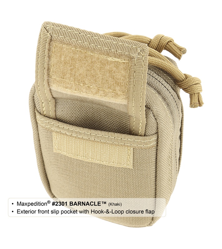 Maxpedition Barnacle Black Utility Pouch 2301B