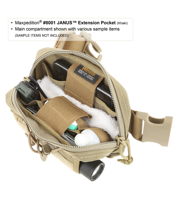 Maxpedition Janus Pocket Foliage Green Pouch - Blade HQ