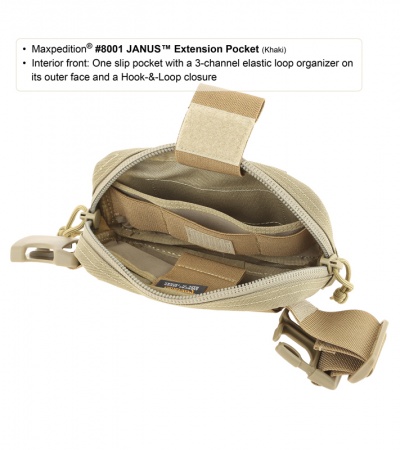 Maxpedition Janus Extension Pocket Foliage Green Pouch 8001F