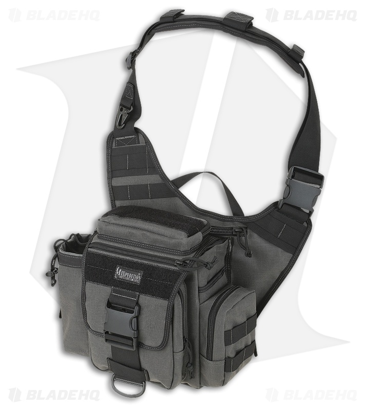Maxpedition Jumbo Versipack Wolf Gray Shoulder Sling Pack Bag 0412w Blade Hq Maxpedition Jumbo Versipack Wolf Gray