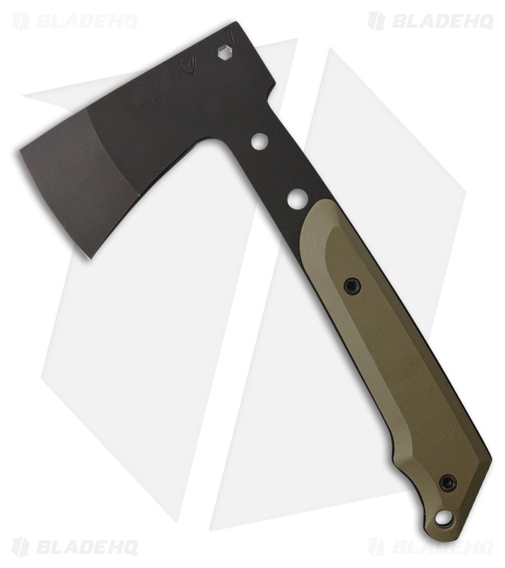 Medford Tomahatchet Axe OD Green G-10 (4.5" Black PVD)