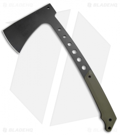 Medford Tomahawk Axe OD Green G-10 (6.5" Black PVD) MK607P-10KO