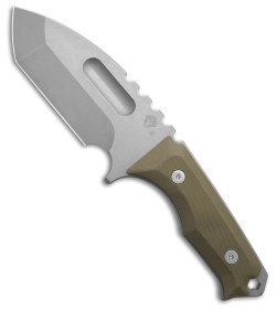 Medford Emperor Fixed Blade Praetorian Style OD Green G-10 (3.75" Tumbled) MKT