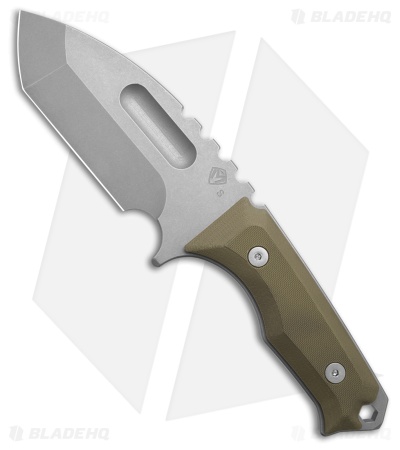 Medford Emperor Fixed Blade Praetorian Style OD Green G-10 (3.75" Tumbled) MKT