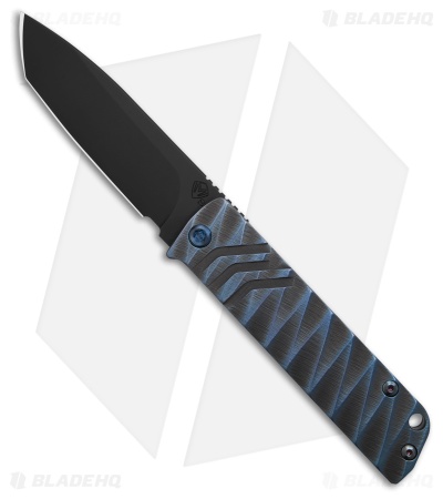 Medford Knife The Antik Knife Blue Titanium Tumbled
