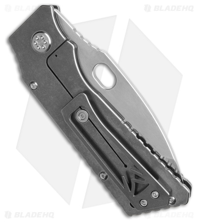 Medford TFF-1  Frame Lock Knife Tumbled Titanium (4" Satin)