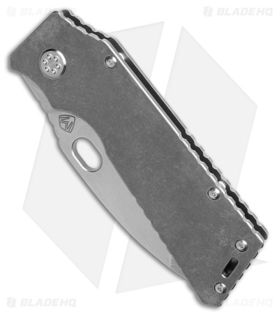 Medford TFF-1  Frame Lock Knife Tumbled Titanium (4" Satin)