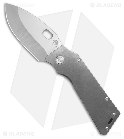 Medford TFF-1  Frame Lock Knife Tumbled Titanium (4" Satin)