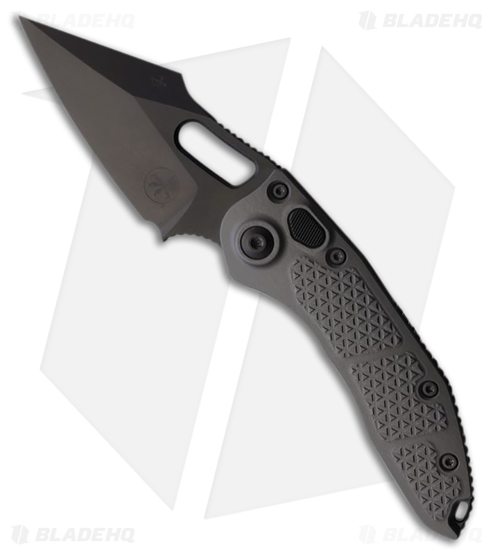 Microtech Stitch Automatic Knife | Natural Clear Al | DLC