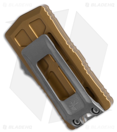 Microtech Exocet II Dagger OTF Automatic Tan Knife (2.34" Apocalyptic)