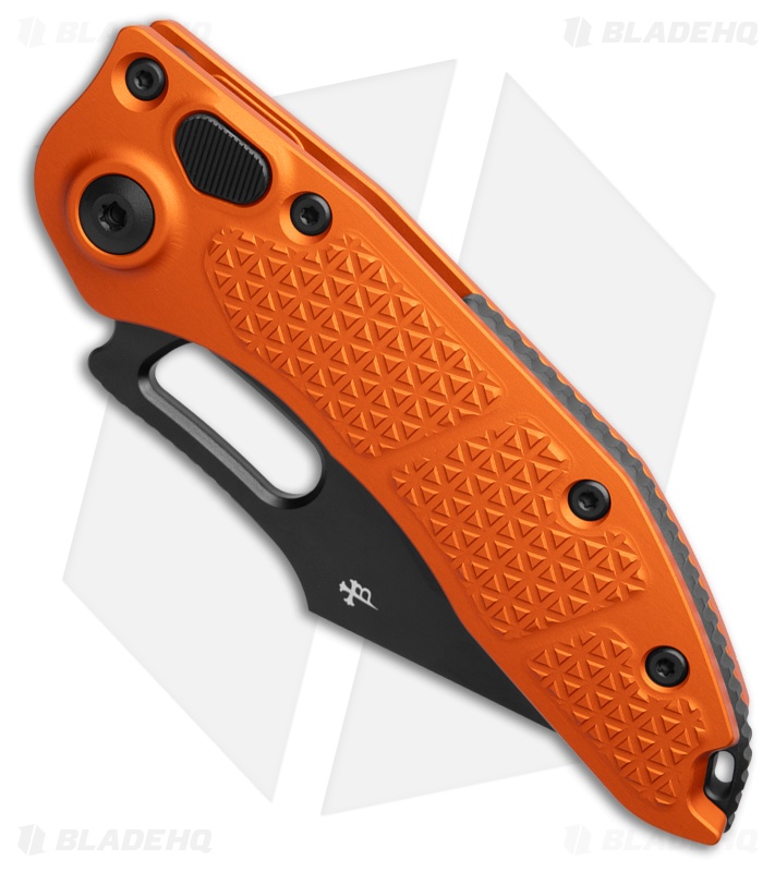 Microtech Stitch Automatic Knife Orange Tangerine Aluminum (3.75" Black)