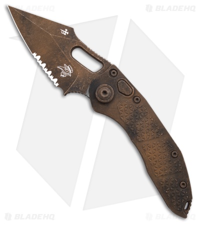 Microtech Stitch Automatic Knife Plague Outbreak (3.75" Plague Outbreak Serr)