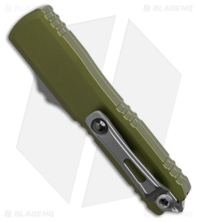 Microtech UTX-70 Gen IV OTF S/E Automatic Knife OD Green Al (2.5" SW)