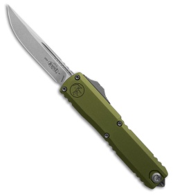 Microtech UTX-70 Gen IV OTF S/E Automatic Knife OD Green Al (2.5" SW)