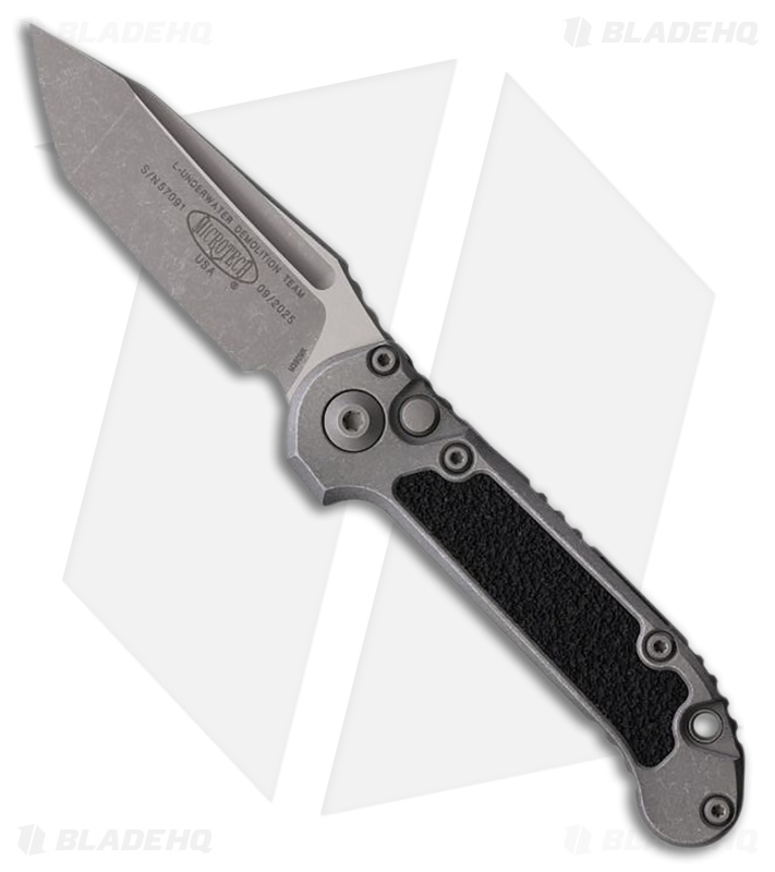 Microtech LUDT Gen III T/E Automatic Knife Weathered Metal Al (3.5" Apocalyptic)
