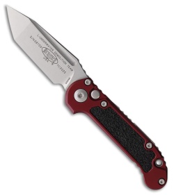 Microtech LUDT Gen III T/E Automatic Knife Merlot Aluminum (3.5" Stonewash)