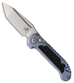 Microtech LUDT T/E Marfione Select Auto Knife Ice Blue Ti/Inlay (3.5" SW)