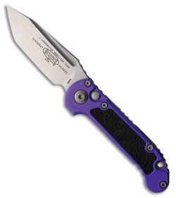 Microtech LUDT Gen III T/E Automatic Knife Purple Aluminum (3.5" Stonewash)