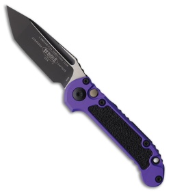 Microtech LUDT Gen III T/E Automatic Knife Purple Aluminum (3.5" Two-Tone)
