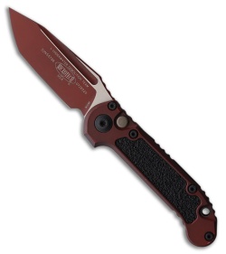 Microtech LUDT Gen III T/E Automatic Knife Weathered Crimson (3.5" Crimson)