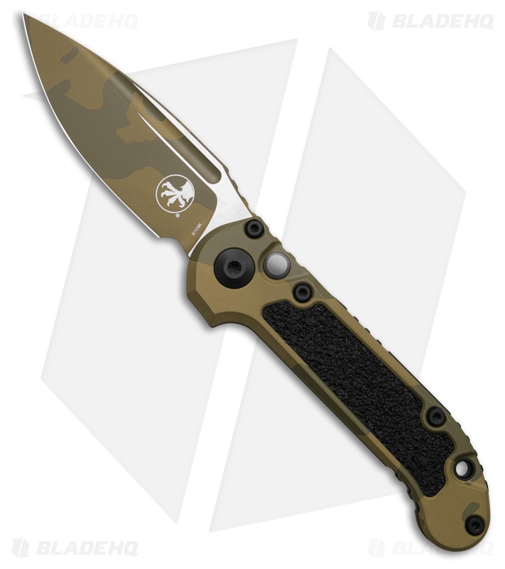 Microtech LUDT Gen III S/E Automatic Knife Bazooka Camo Al + 3M (3.5" Camo)