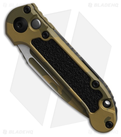 Microtech LUDT Gen III S/E Automatic Knife Bazooka Camo Al + 3M (3.5" Camo Serr)